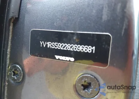 2008 Volvo S60 2.5T z USA, uszkodzony, nr VIN YV1RS592282696681